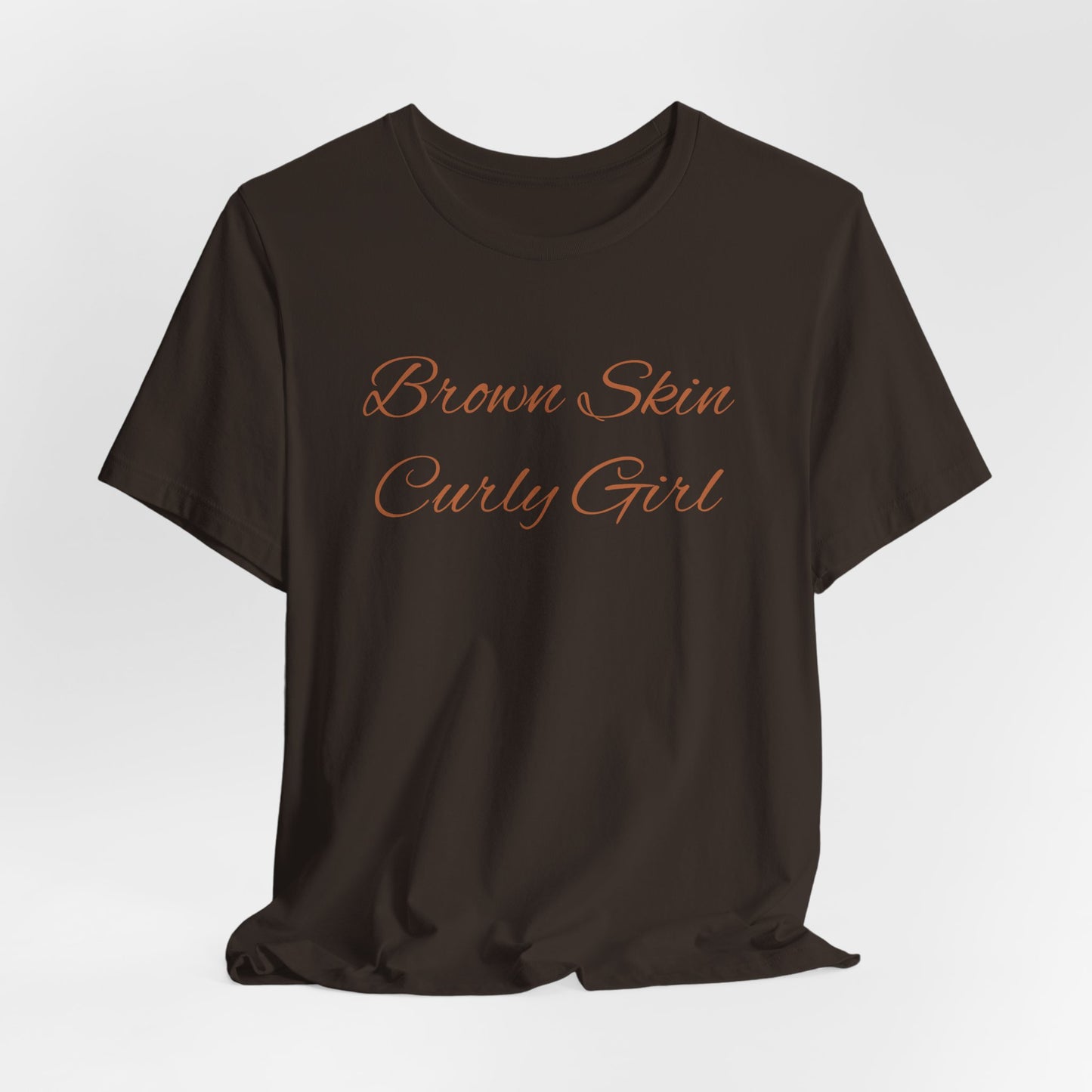 Brown Skin Curly Girl T-Shirt