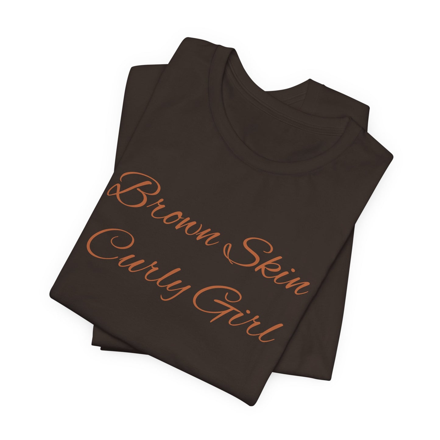 Brown Skin Curly Girl T-Shirt