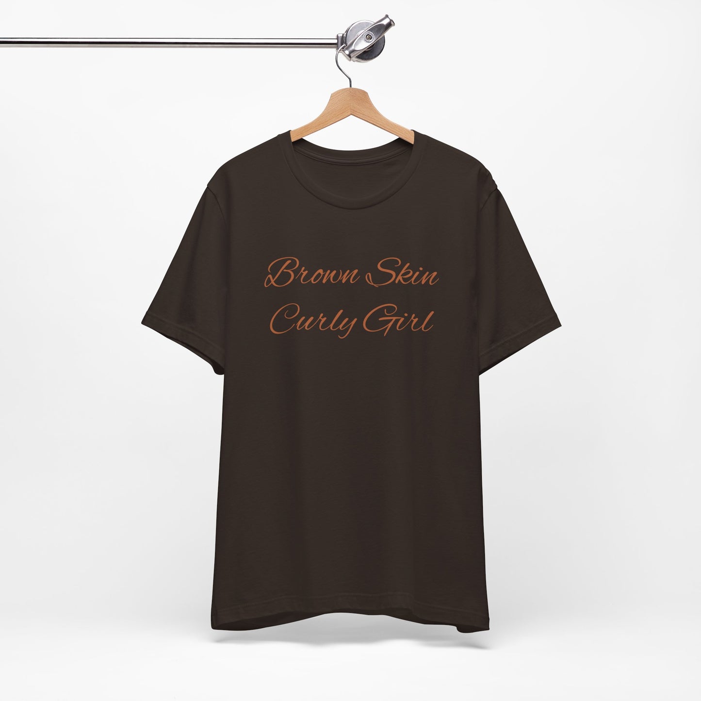 Brown Skin Curly Girl T-Shirt