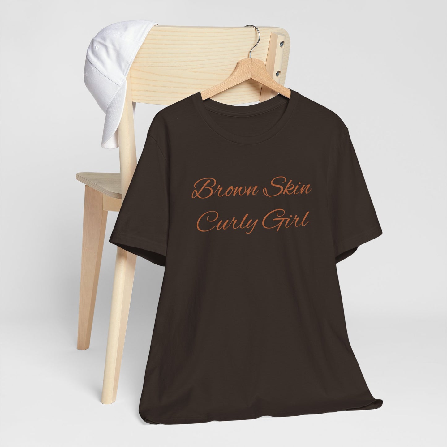 Brown Skin Curly Girl T-Shirt