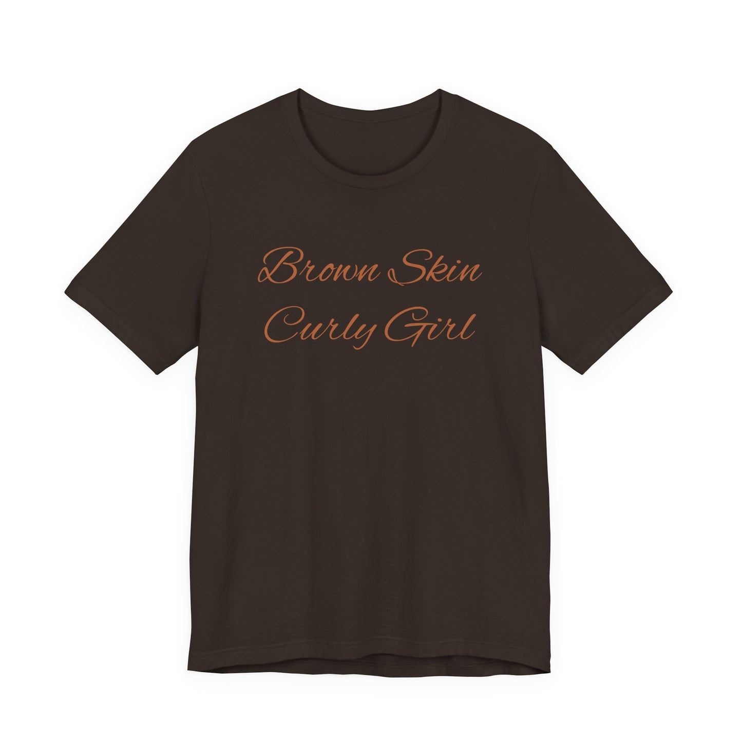 Brown Skin Curly Girl T-Shirt